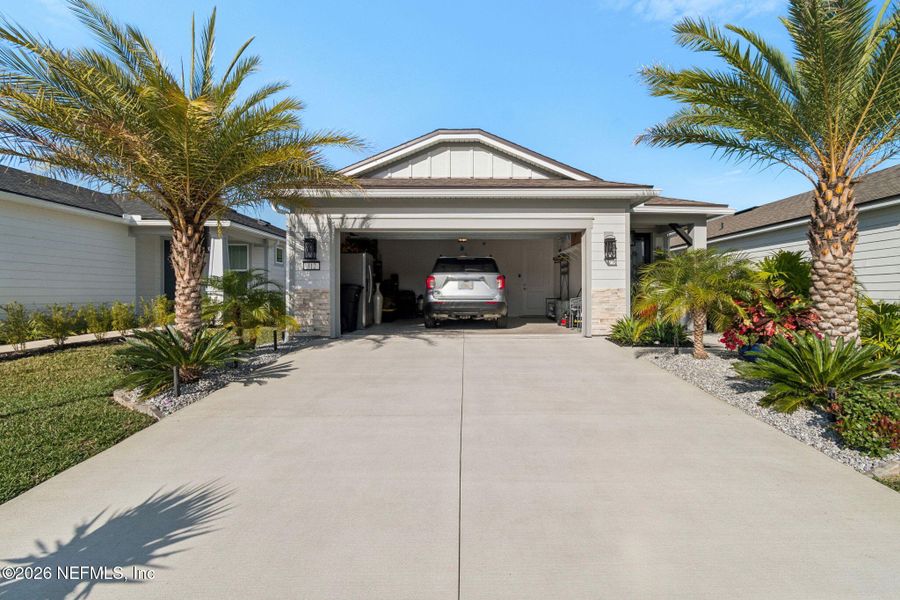 Front exterior of a new home in , St. Augustine, FL, highlighting curb appeal (Image 24).