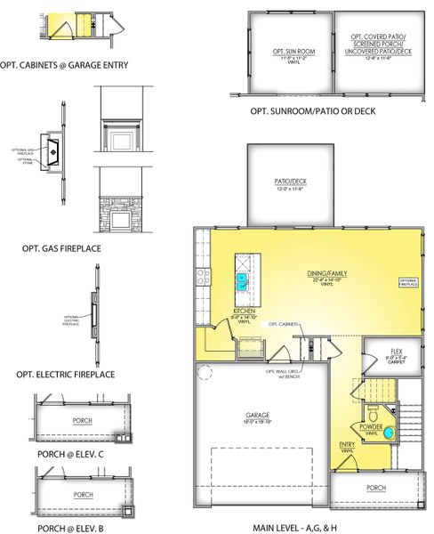 Main Level & Options