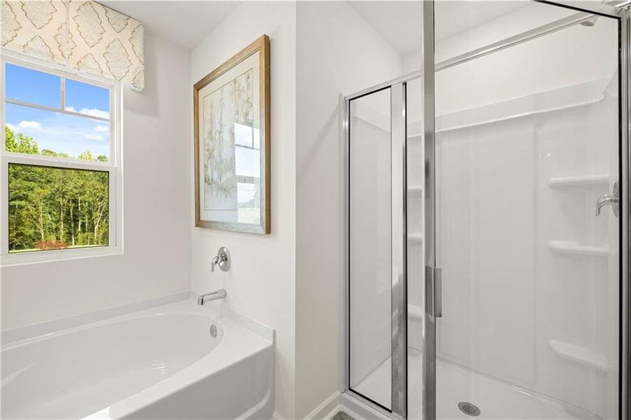 Furnished interior view inside a new home in Kingston Ranch at Lake Oconee, Buckhead (Image 55).