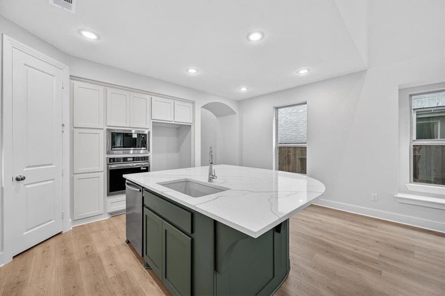 Furnished interior view inside a new home in Wellington, Haslet (Image 7).
