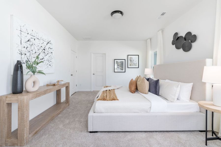 Furnished interior view inside a new home in Benson Village, Benson (Image 15). Furnished interior view inside a new home in Benson Village, Benson (Image 15).