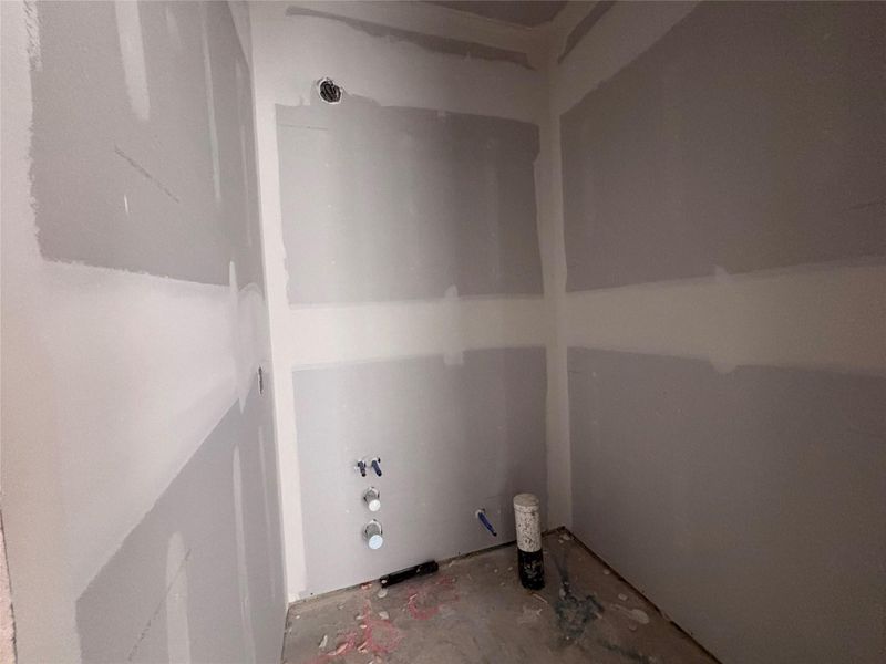 In-progress construction of a new home in The Colony 45s, Bastrop, TX (Image 31).