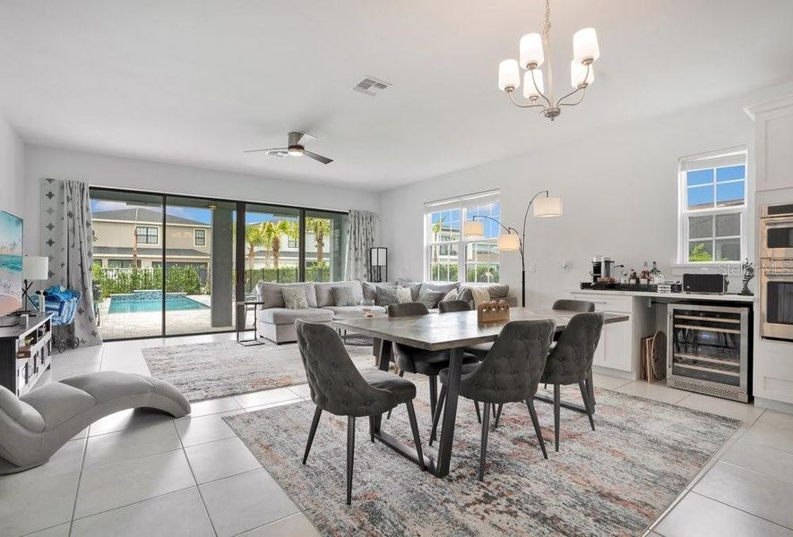 Furnished interior view inside a new home in , Reunion (Image 23).