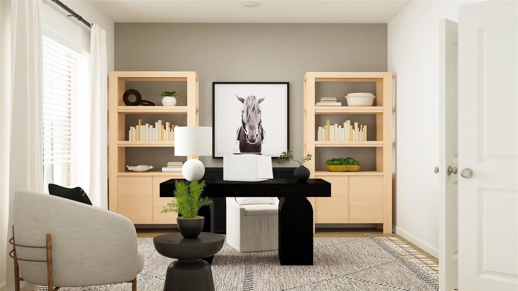 Furnished interior view inside a new home in Samara, League City (Image 20).