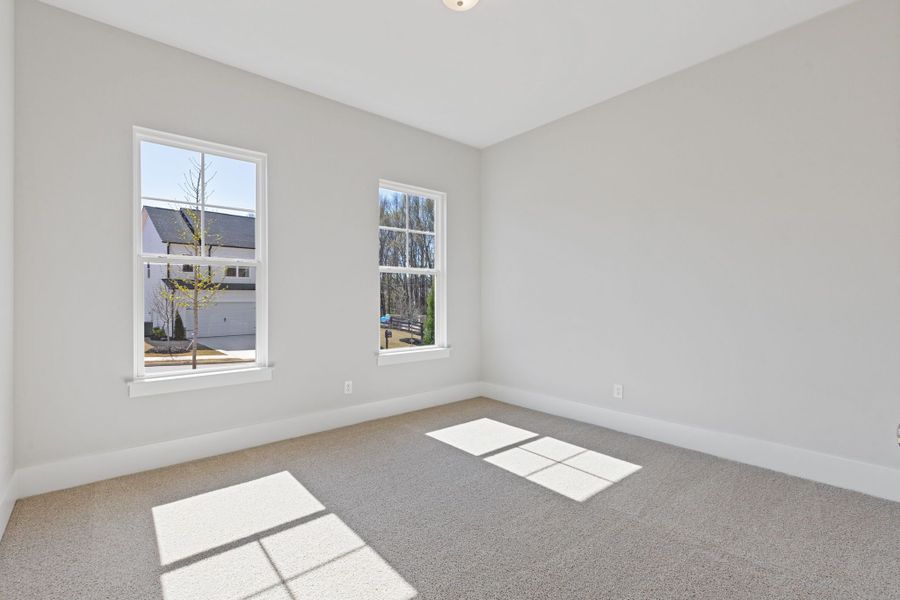 Representative unfurnished interior of a home built from the Danbury by Crawford Creek Communities in Red Bird Manor, Jefferson (Image 23).