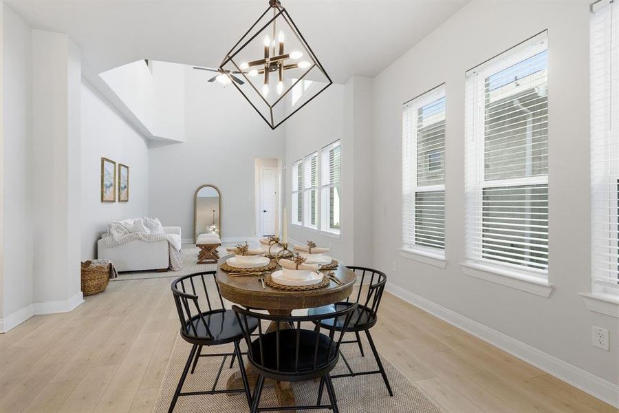 Furnished interior view inside a new home in , Fort Worth (Image 18). Furnished interior view inside a new home in , Fort Worth (Image 18).