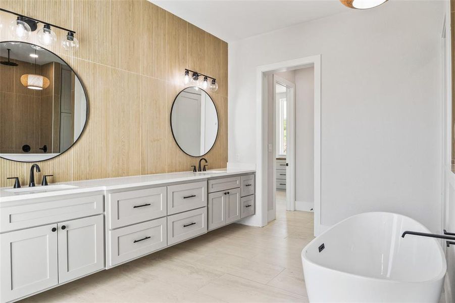 Furnished interior view inside a new home in , Ponder (Image 16).