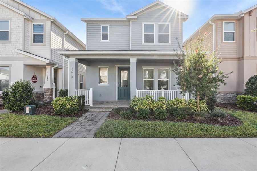 Front exterior of a new home in , Winter Garden, FL, highlighting curb appeal (Image 30).