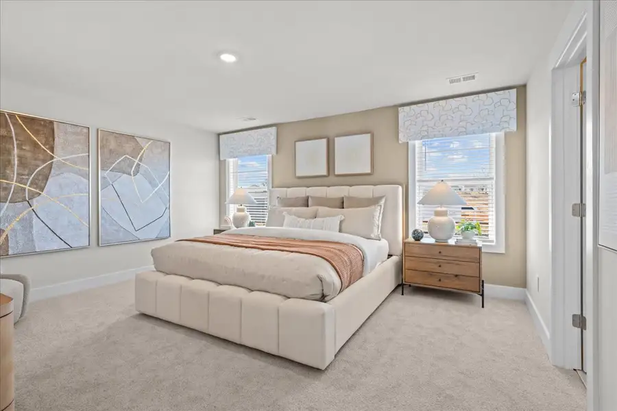 Furnished interior view inside a new home in Ashby Woods, Boiling Springs (Image 14).