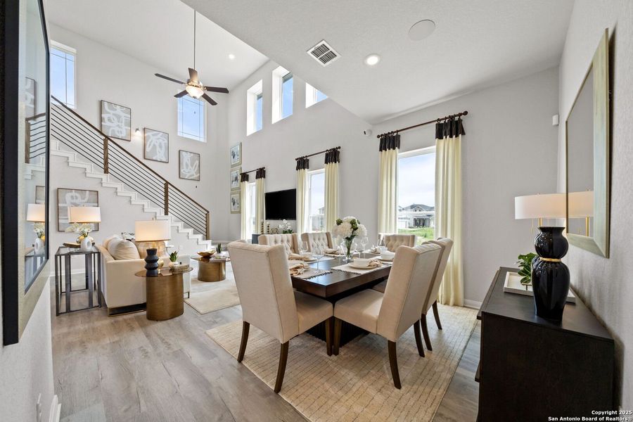 Furnished interior view inside a new home in Applewhite Meadows, San Antonio (Image 12). Furnished interior view inside a new home in Applewhite Meadows, San Antonio (Image 12).