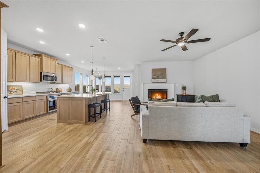 Furnished interior view inside a new home in Morningstar, Aledo (Image 5).