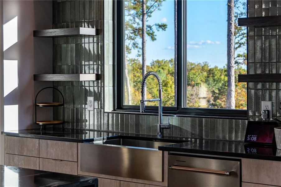 Close-up of interior finishes inside a home in , Ellijay (Image 21).