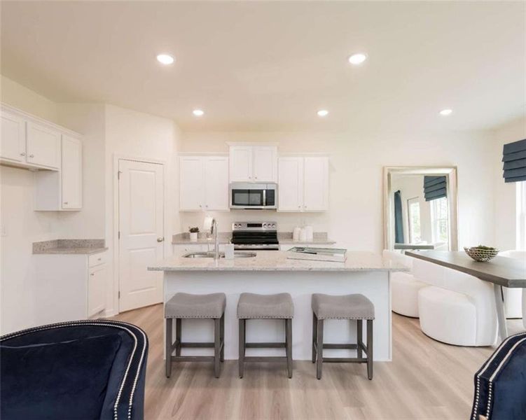 Furnished interior view inside a new home in Riverside, Conyers (Image 9).