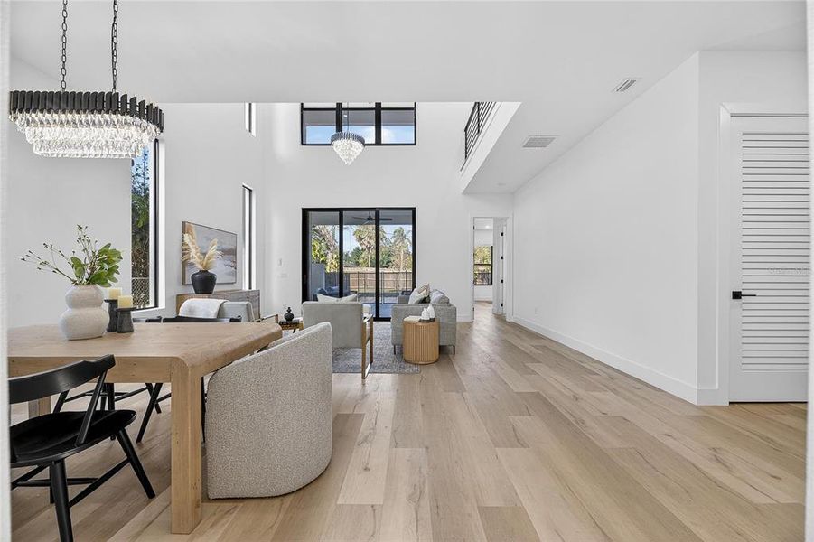 Furnished interior view inside a new home in , Sarasota (Image 18).