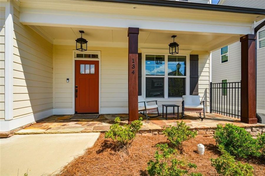 Exterior details and patio area of a home in , Woodstock (Image 25).