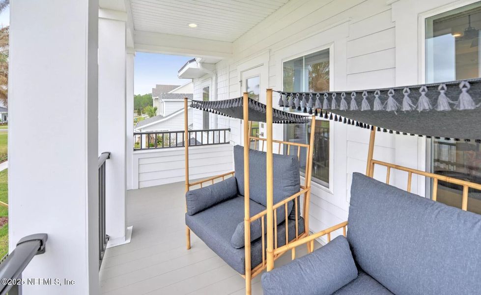 Exterior details and patio area of a home in , Fernandina Beach (Image 3).