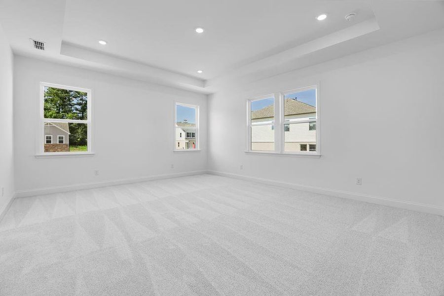 Spacious, unfurnished interior of a new home in Oakmead, Buford (Image 17). Spacious, unfurnished interior of a new home in Oakmead, Buford (Image 17).