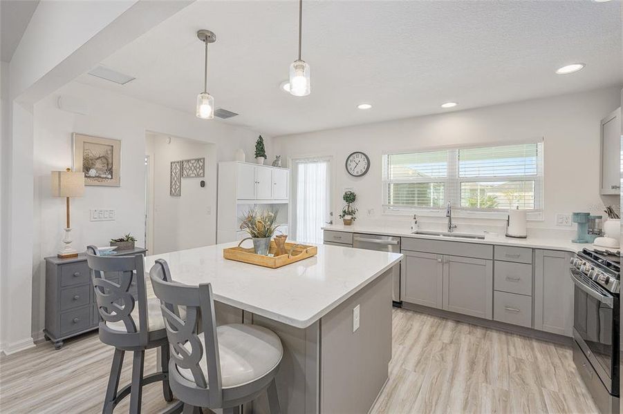 Furnished interior view inside a new home in , The Villages (Image 9).