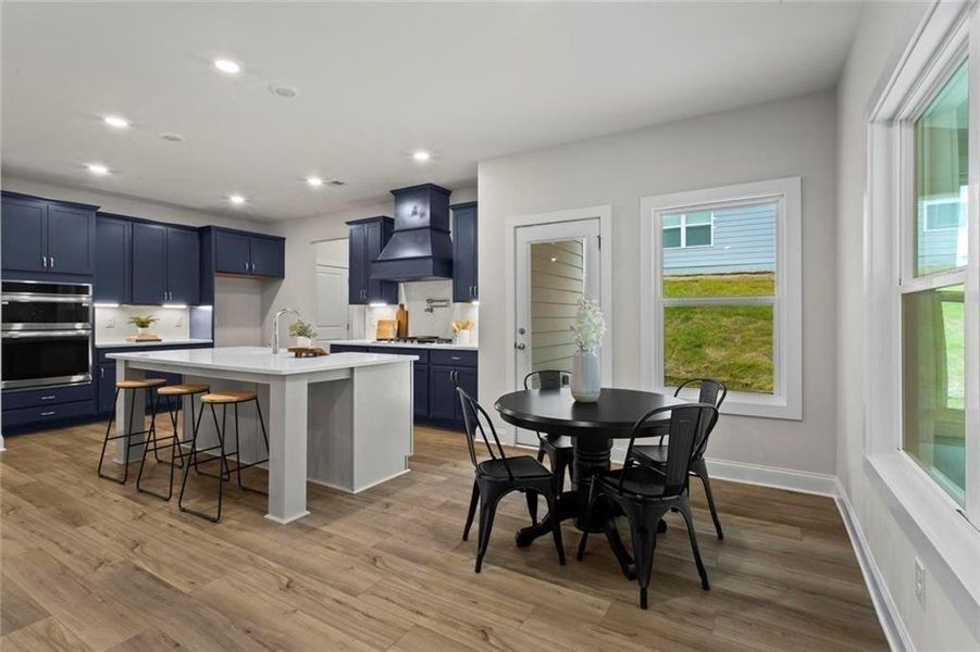 Furnished interior view inside a new home in , Dallas (Image 13).