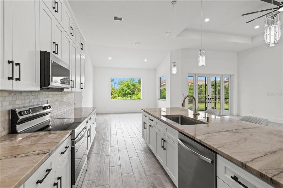 Furnished interior view inside a new home in , Englewood (Image 5).