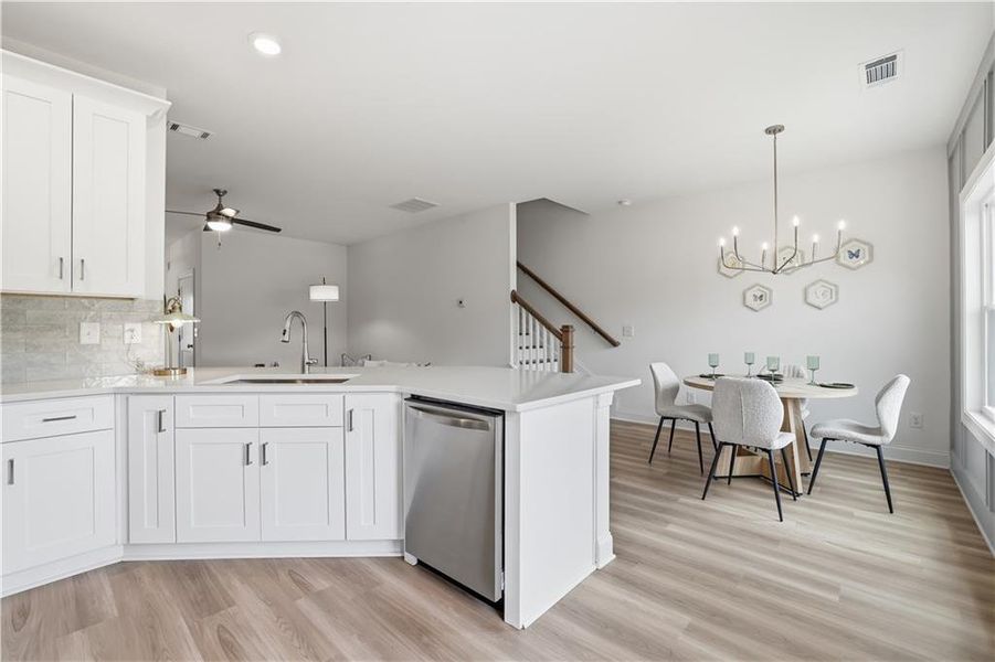 Furnished interior view inside a new home in , Ball Ground (Image 14).