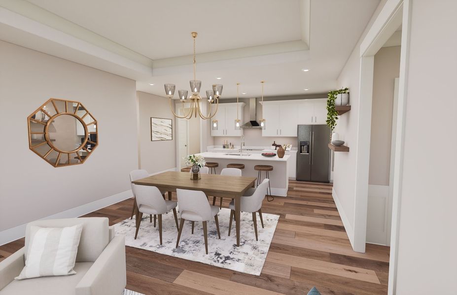Furnished interior view inside a new home in Sun City Hilton Head, Bluffton (Image 6).
