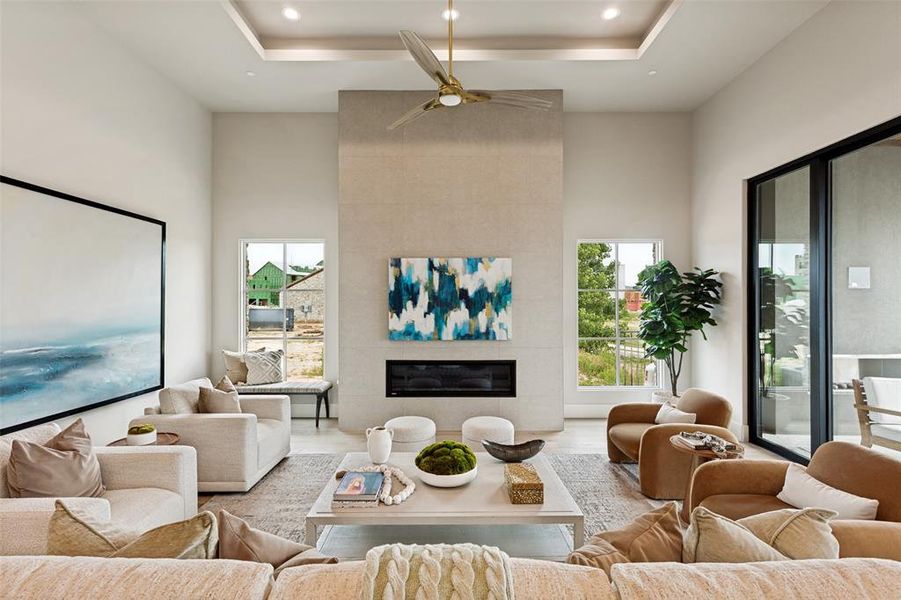 Furnished interior view inside a new home in , Westlake (Image 26).