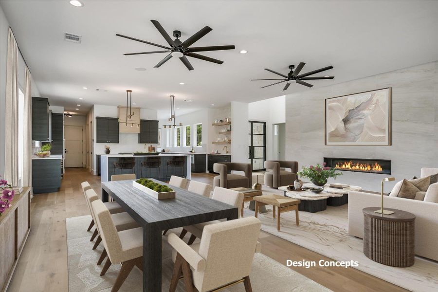 Furnished interior view inside a new home in , Horseshoe Bay (Image 11).