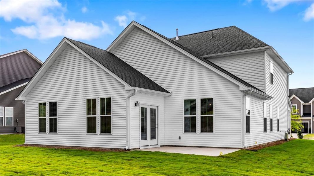 Exterior details and patio area of a home in Fieldstone, Lexington (Image 4).