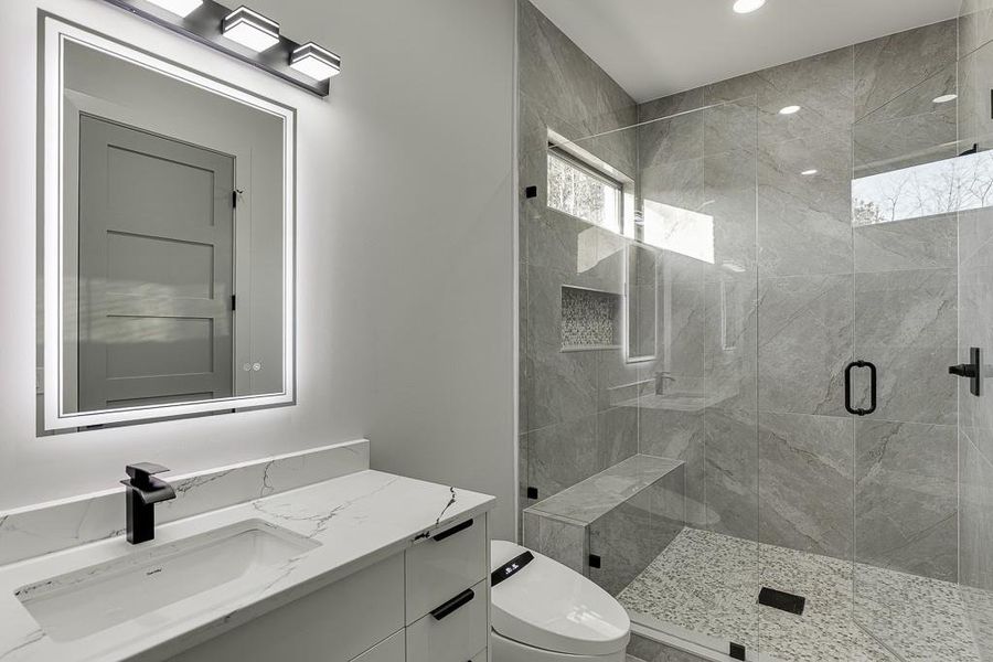 Furnished interior view inside a new home in , Buford (Image 7).