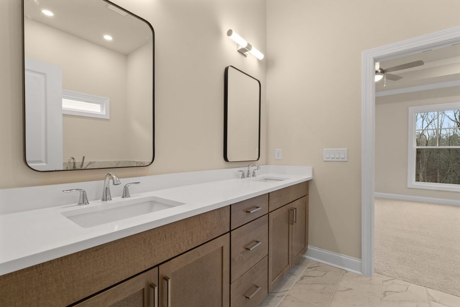 Representative furnished interior of a home built from the The Stafford by The Providence Group in Waterside Single Family, Peachtree Corners (Image 18).