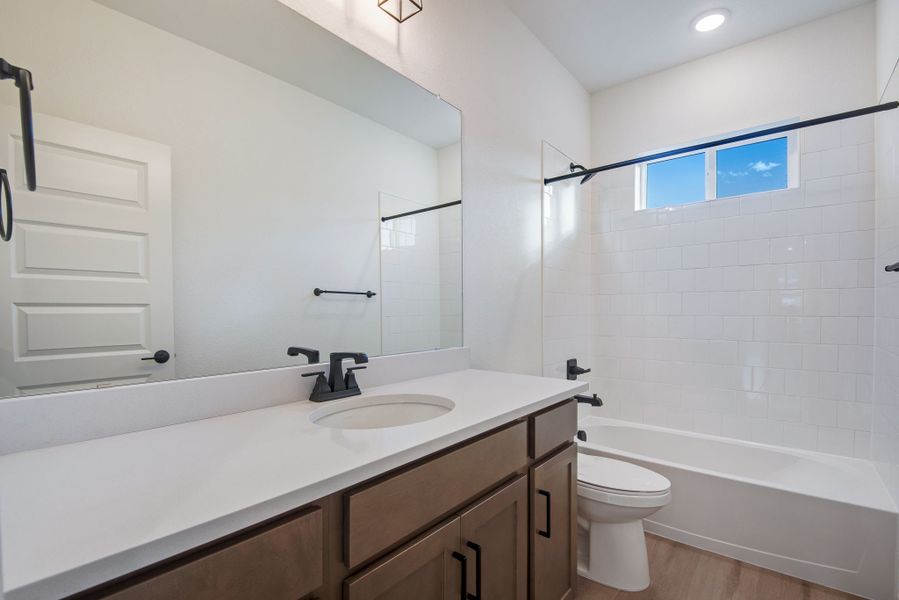 Furnished interior view inside a new home in Sterling Ranch, Littleton (Image 17).