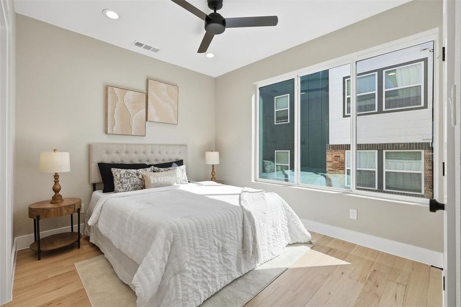 Furnished interior view inside a new home in , Dallas (Image 24).