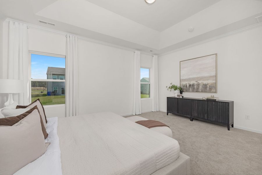 Representative furnished interior of a home built from the Dobson by True Homes in Westbrook Falls, Colfax (Image 14).