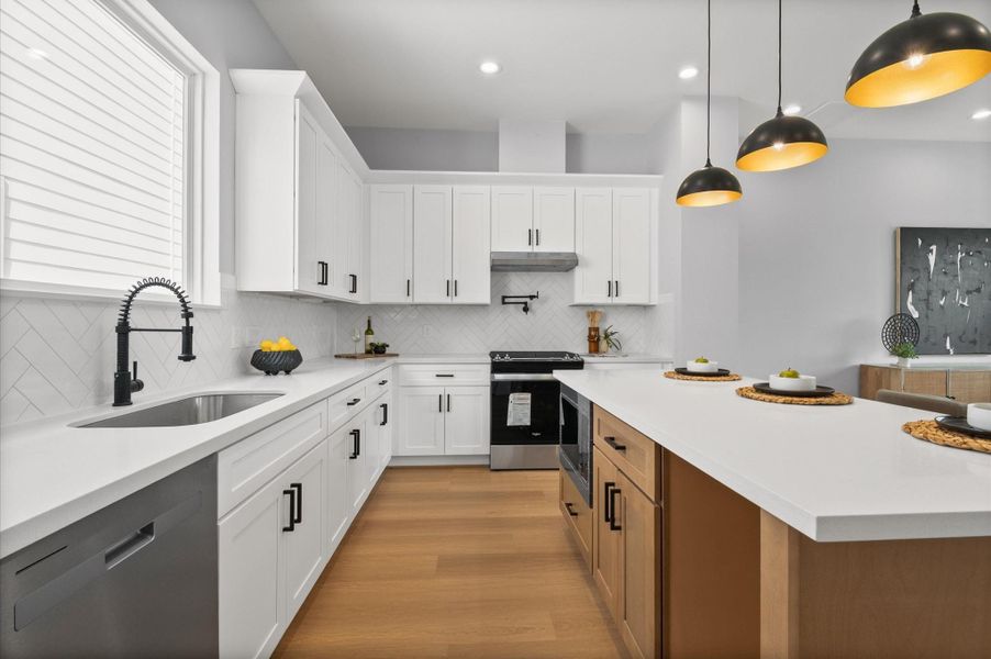 Furnished interior view inside a new home in , Houston (Image 18).