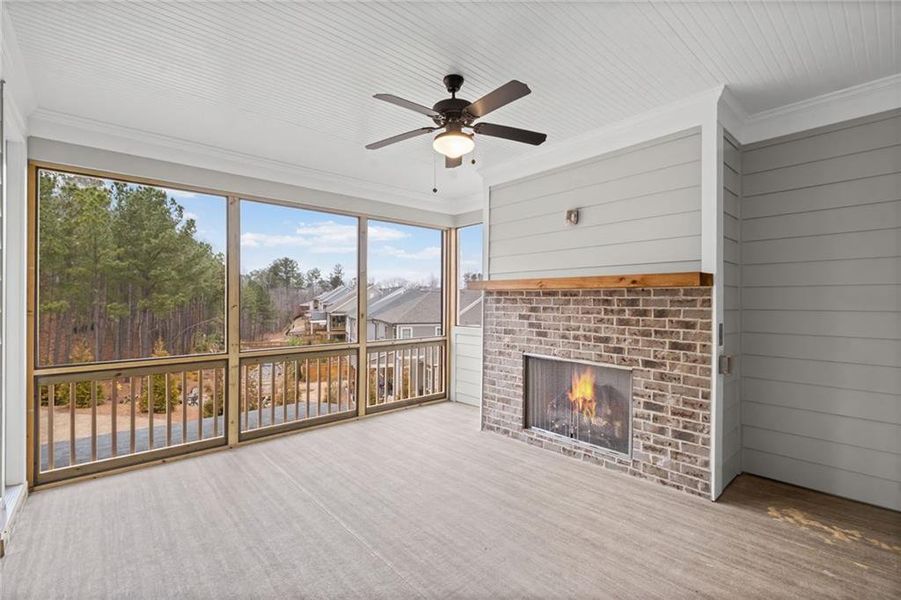 Exterior details and patio area of a home in , Canton (Image 28).