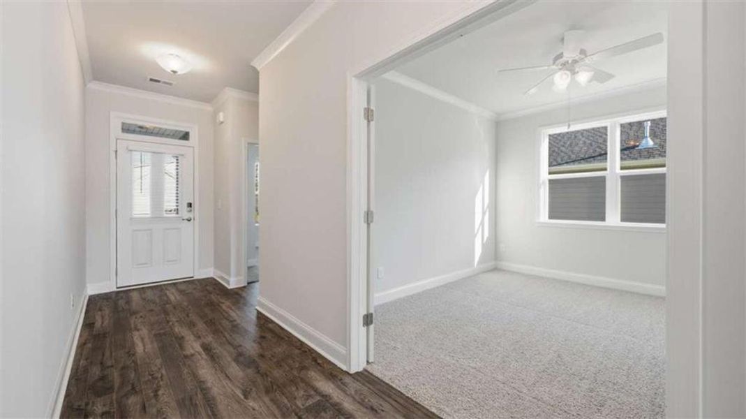 Spacious, unfurnished interior of a new home in Oak Ridge Meadows - Active Adult, Locust Grove (Image 11). Spacious, unfurnished interior of a new home in Oak Ridge Meadows - Active Adult, Locust Grove (Image 11).