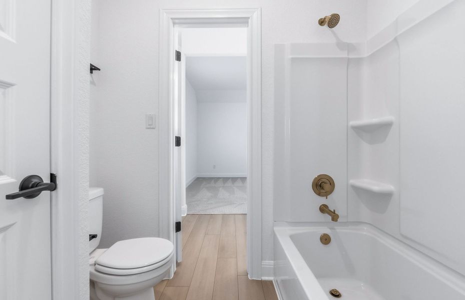 Furnished interior view inside a new home in Santa Rita Ranch, Liberty Hill (Image 15).