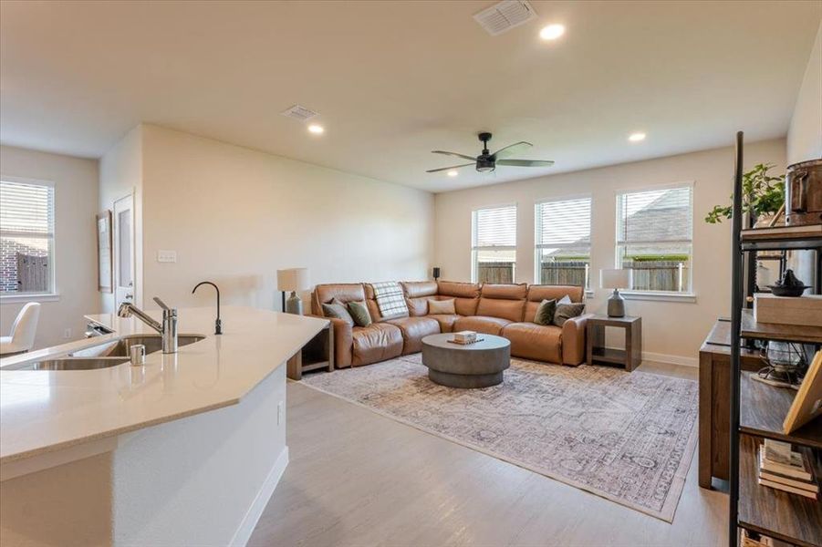 Furnished interior view inside a new home in Azle Grove, Azle (Image 6).