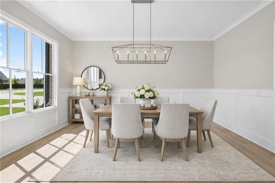 Furnished interior view inside a new home in , Cumming (Image 6).