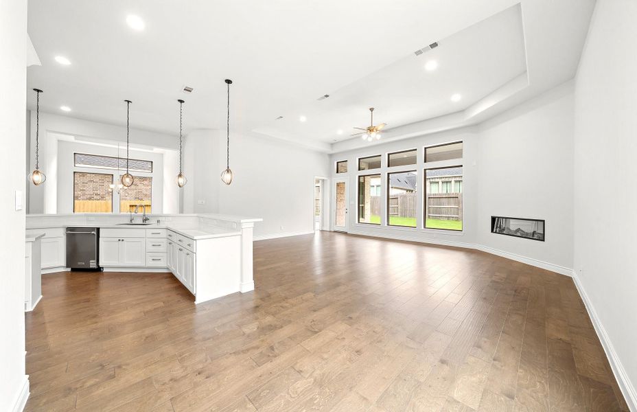 Spacious, unfurnished interior of a new home in Audubon 60′, Magnolia (Image 29).