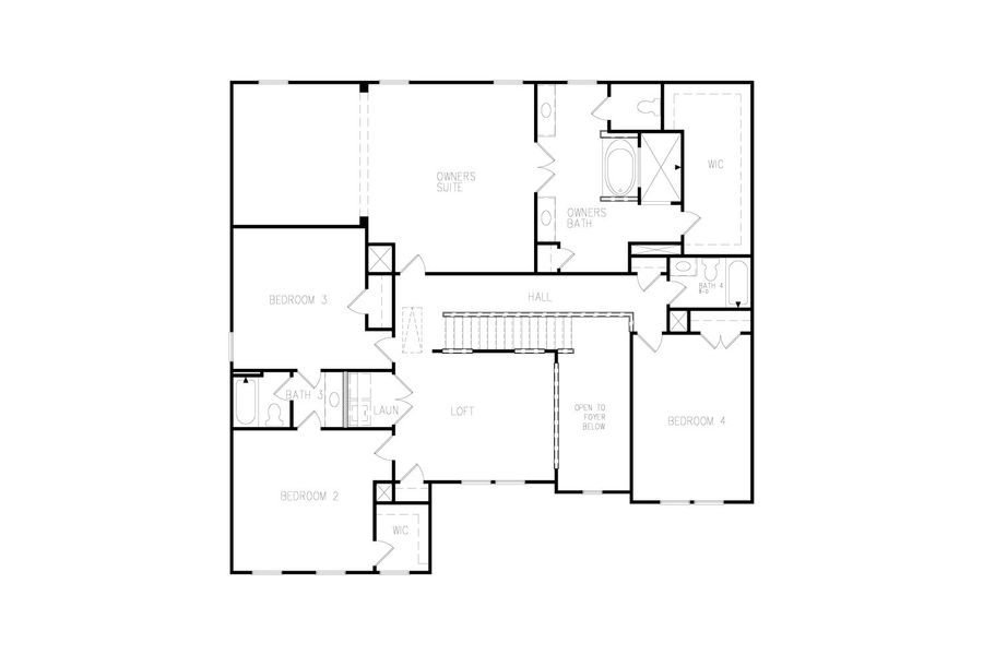 2D floor plan layout for the Clarity by DRB Homes in Saddleridge, Senoia, GA (Image 4). 2D floor plan layout for the Clarity by DRB Homes in Saddleridge, Senoia, GA (Image 4).