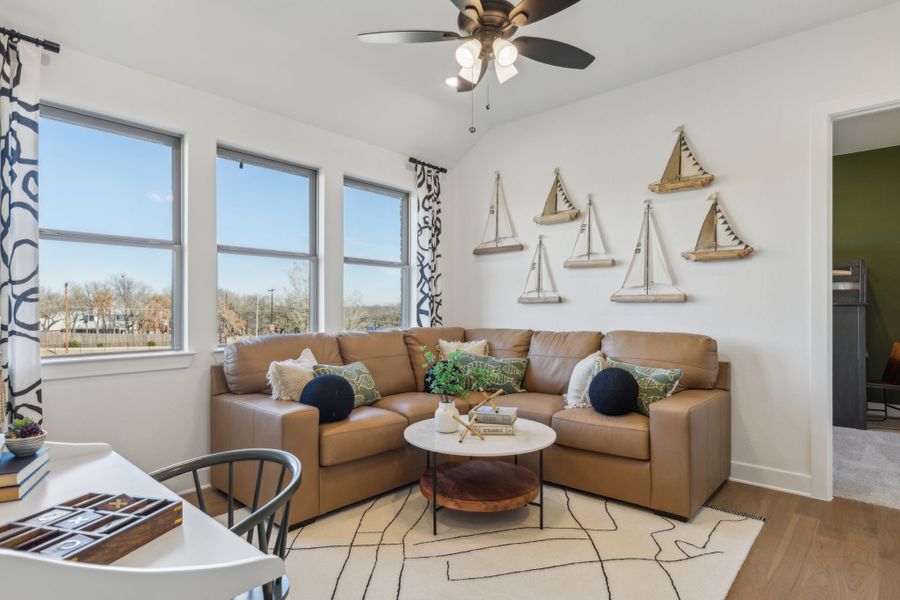 Furnished interior view inside a new home in Lakeview Heights, Azle (Image 13).