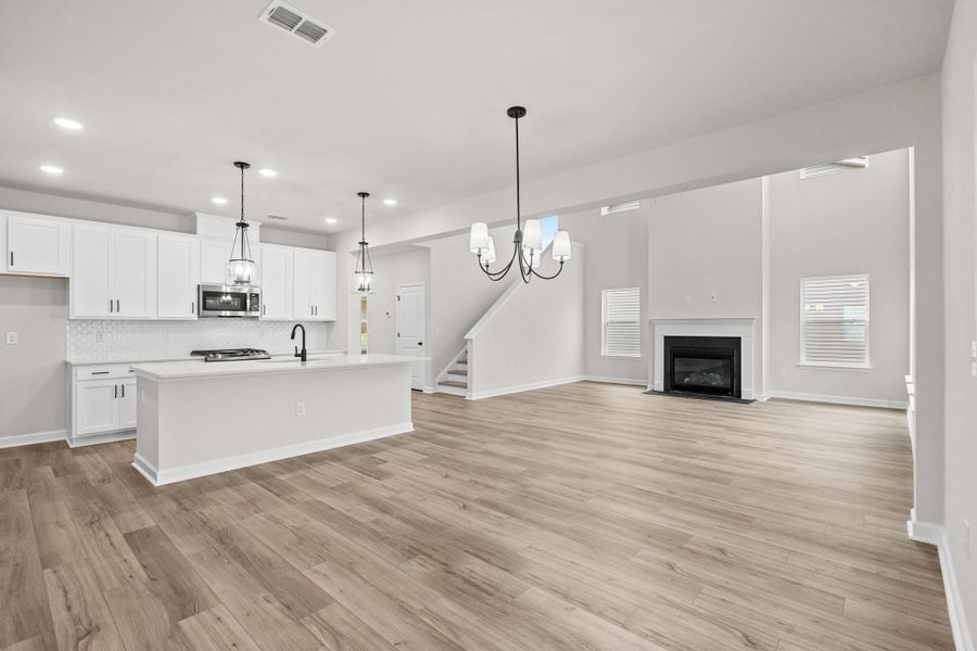 Similar Monroe floorplan for inspiration - features and finishes vary