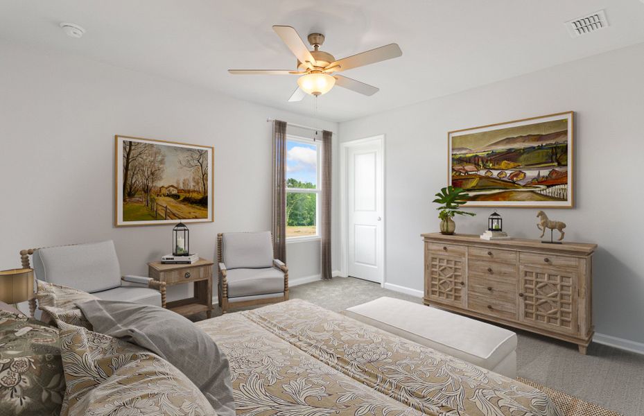 Furnished interior view inside a new home in Anderson Point Estates, McDonough (Image 15).