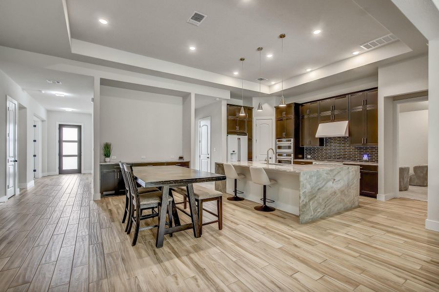 Furnished interior view inside a new home in , San Marcos (Image 10).