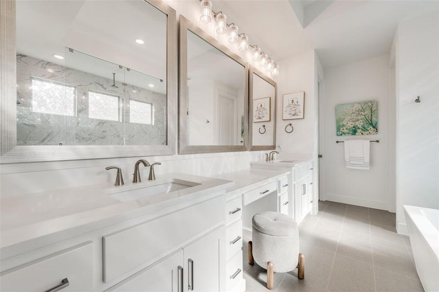 Furnished interior view inside a new home in Sandbrock Ranch, Aubrey (Image 21).