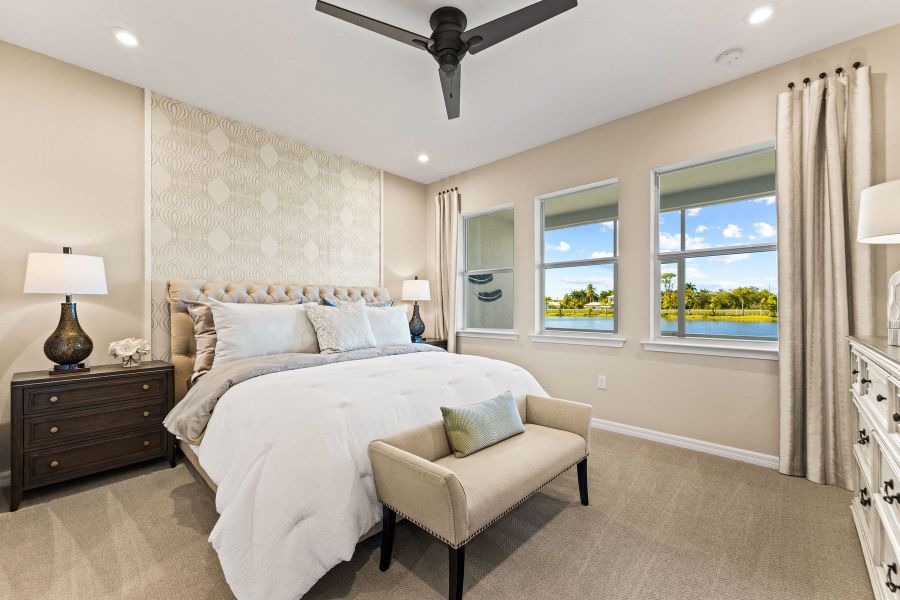 Furnished interior view inside a new home in Arboretum, Naples (Image 6).