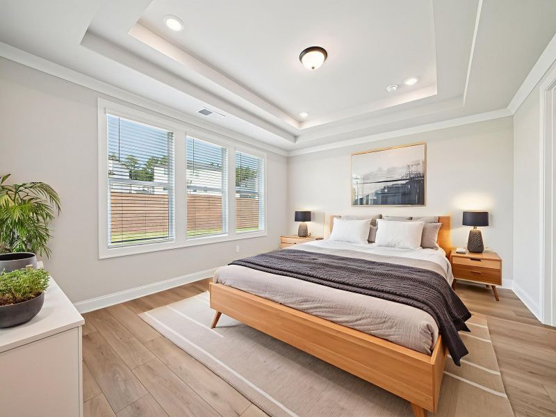 Furnished interior view inside a new home in Vines at Mill Creek - Legacy Series, Braselton (Image 6).