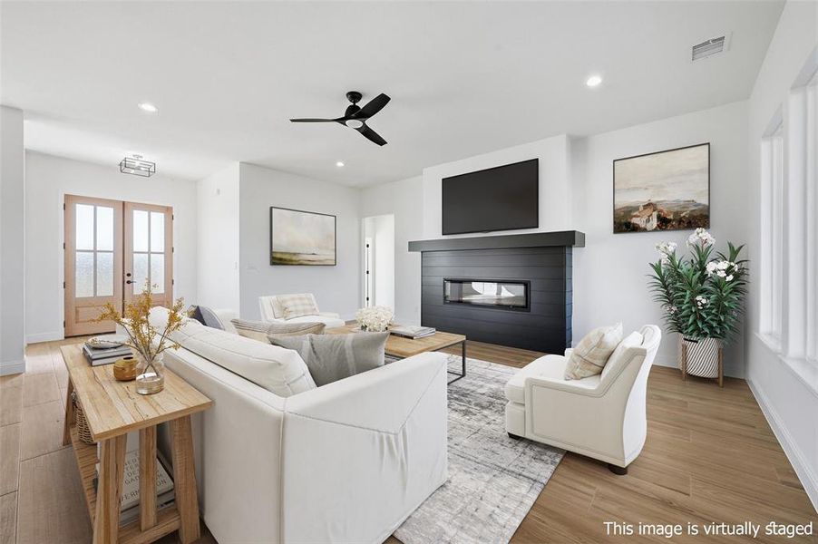 Furnished interior view inside a new home in , Boyd (Image 26).